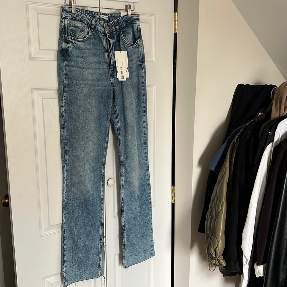 Brand new Zara slim flare jeans